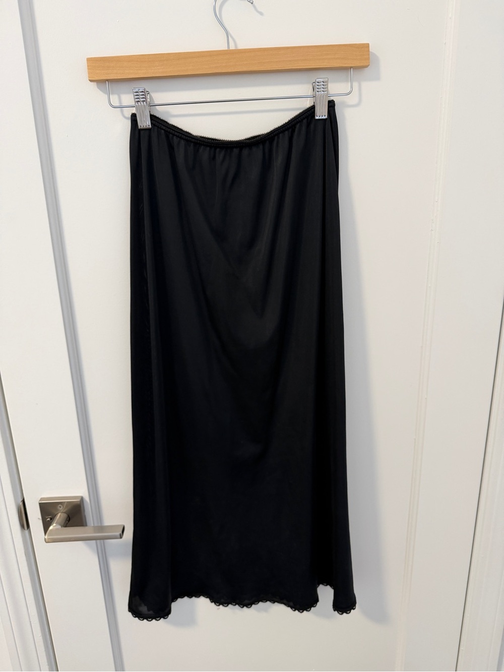Black Midi Sheer Skirt